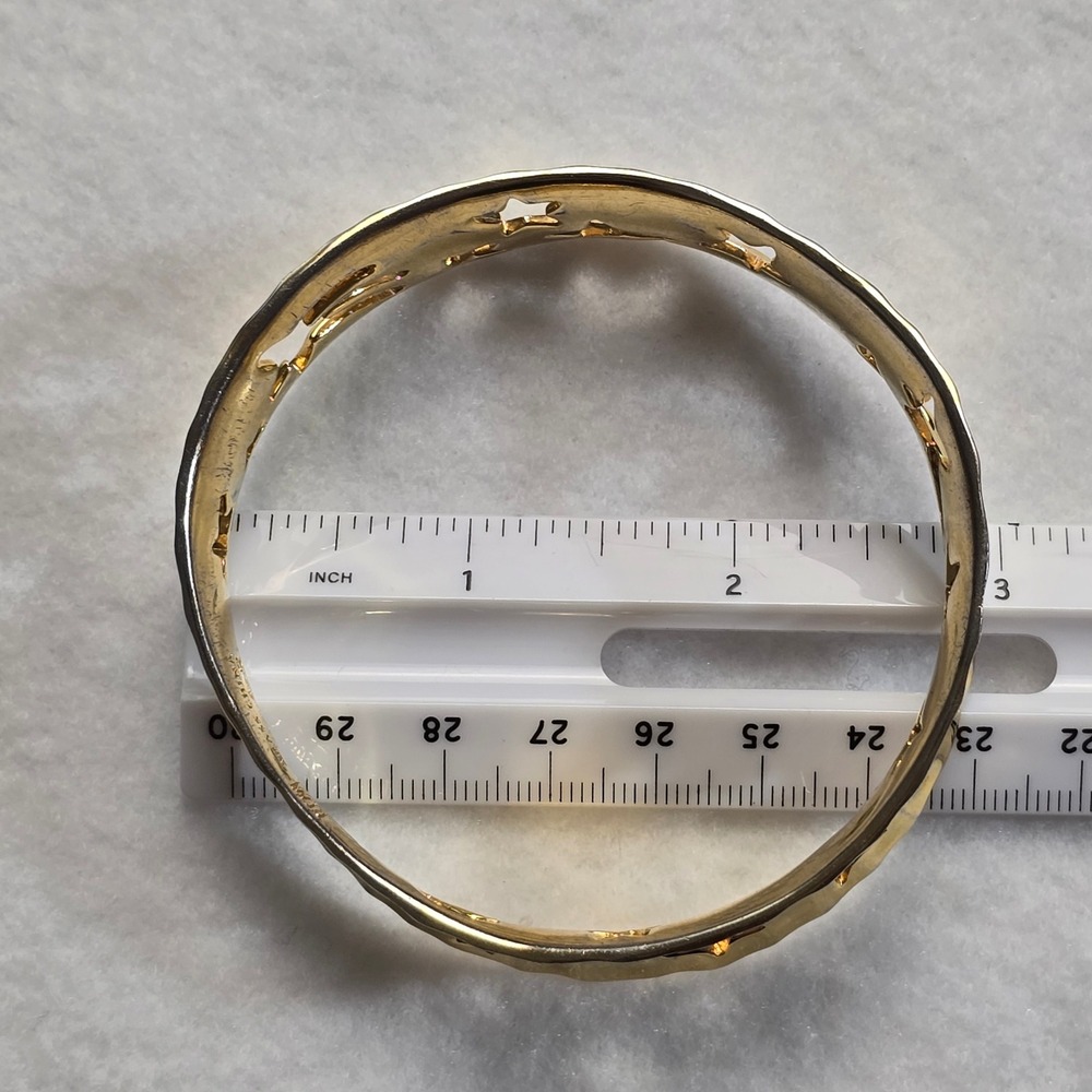 Andy Warhol RLM Bracelet So Many Stars Robert Lee Morris Gold Tone Celestial - Picture 8 of 16